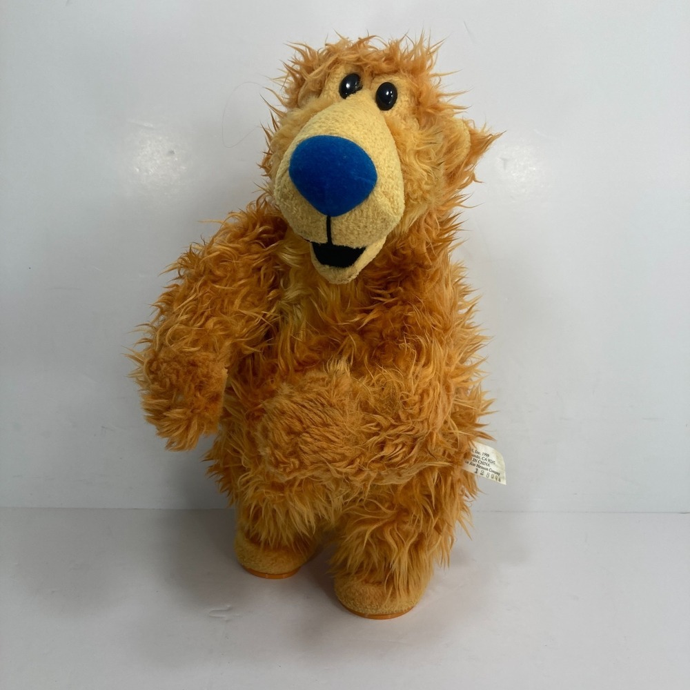 Bear In The Big Blue House Singing Dancing Cha-Cha 14" Plush 1999 Mattel WORKS